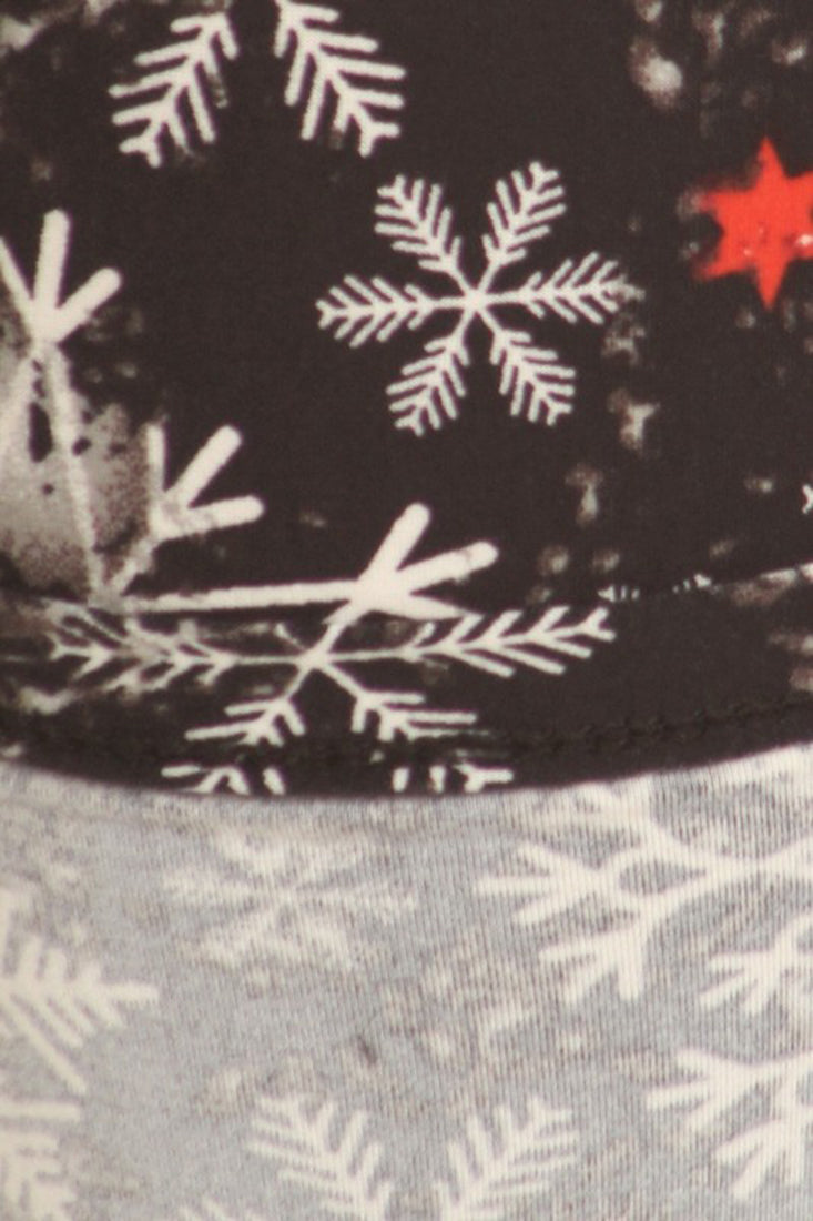 Niobe Clothing Snowflake Evening Design Leggings - p_leggings