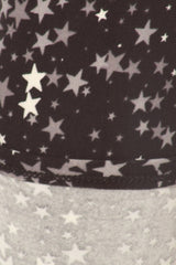 Black Stars Design Leggings leggings- Niobe Clothing