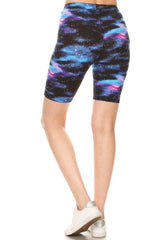 Galaxy Biker Shorts leggings- Niobe Clothing