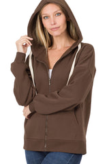 Zipper Hoodie Sweat Jacket