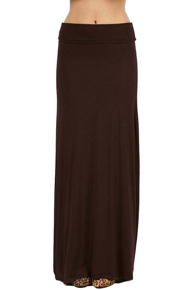 Zenana Draped Rayon Maxi Skirt - Skirts sb_bottoms