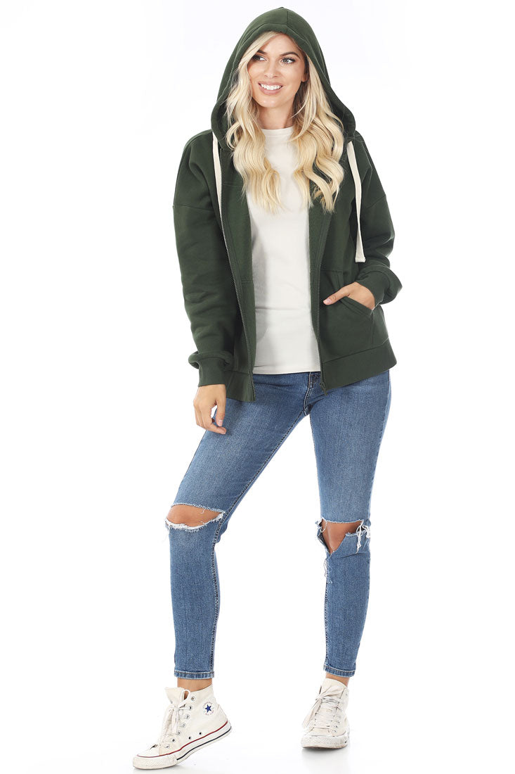 Niobe Clothing Zipper Hoodie Sweat Jacket - Coats & Jackets sb_outerwear