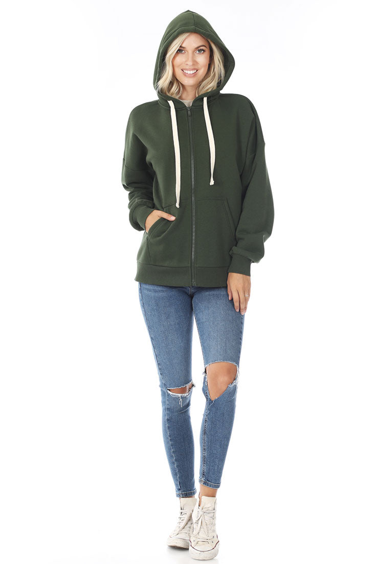 Niobe Clothing Zipper Hoodie Sweat Jacket - Coats & Jackets sb_outerwear