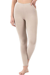 Cotton Full Length Ankle Leggings