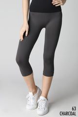 Seamless Nylon Capri Leggings