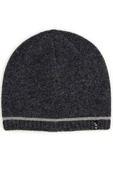 Skull Cap Single Stripe Accent Knit Beanie