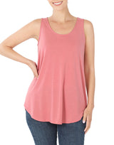 Cotton Sleeveless Round Neck Tank Top