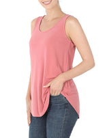 Cotton Sleeveless Round Neck Tank Top