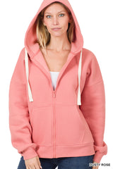 Zipper Hoodie Sweat Jacket