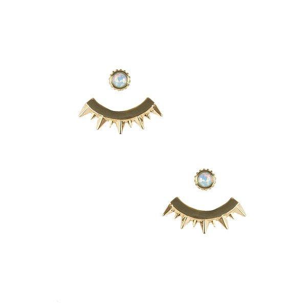 Ettika Eyes of Mars Earring in Opal and Gold - Earrings