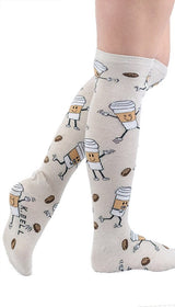 K. Bell Coffee Break Knee High Socks - Socks