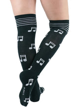 K. Bell Musical Notes Knee High Socks - Socks