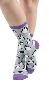 K. Bell Chilly Penguins Crew Socks - Socks