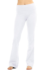 Solid Lounge Flared Yoga Pants Active- Niobe Clothing