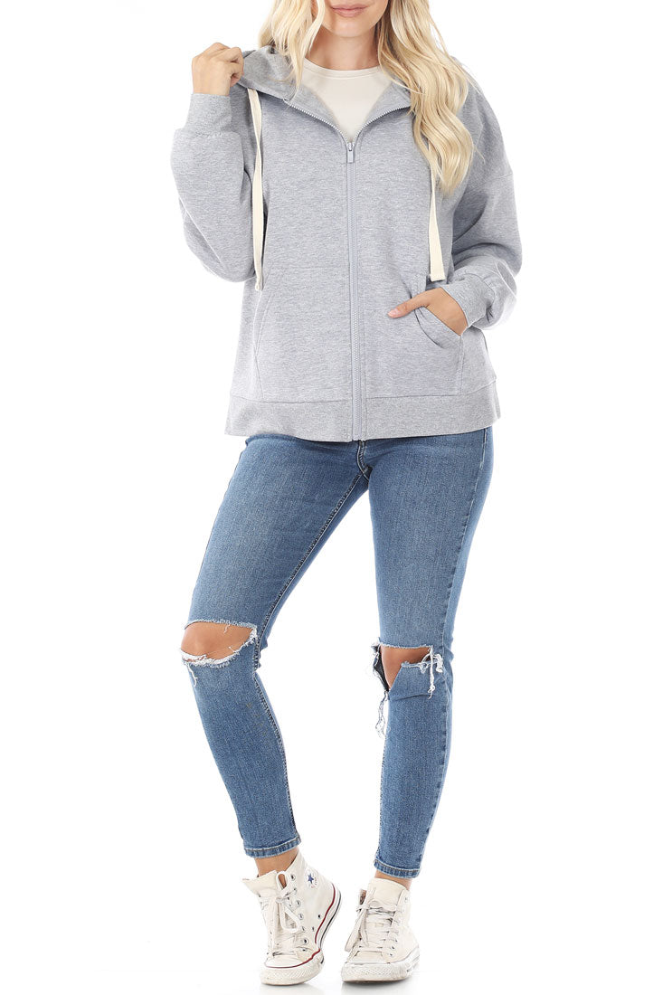 Niobe Clothing Zipper Hoodie Sweat Jacket - Coats & Jackets sb_outerwear