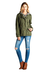 Niobe Clothing Terry Hood Layered Utility Jacket - sb_outerwear