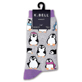 K. Bell Chilly Penguins Crew Socks - Socks