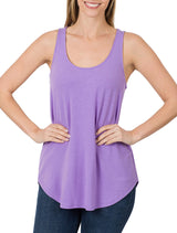 Cotton Sleeveless Round Neck Tank Top