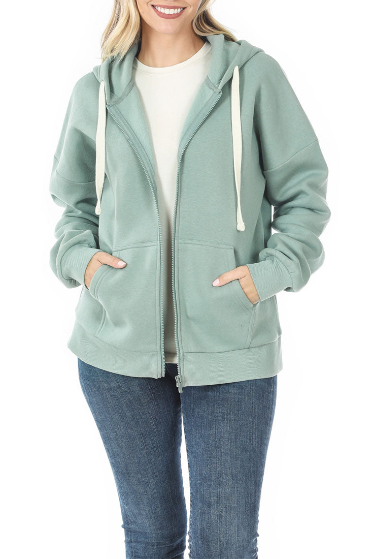 Niobe Clothing Zipper Hoodie Sweat Jacket - Coats & Jackets sb_outerwear