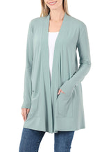 Long Sleeve Draped Slouchy Cardigan