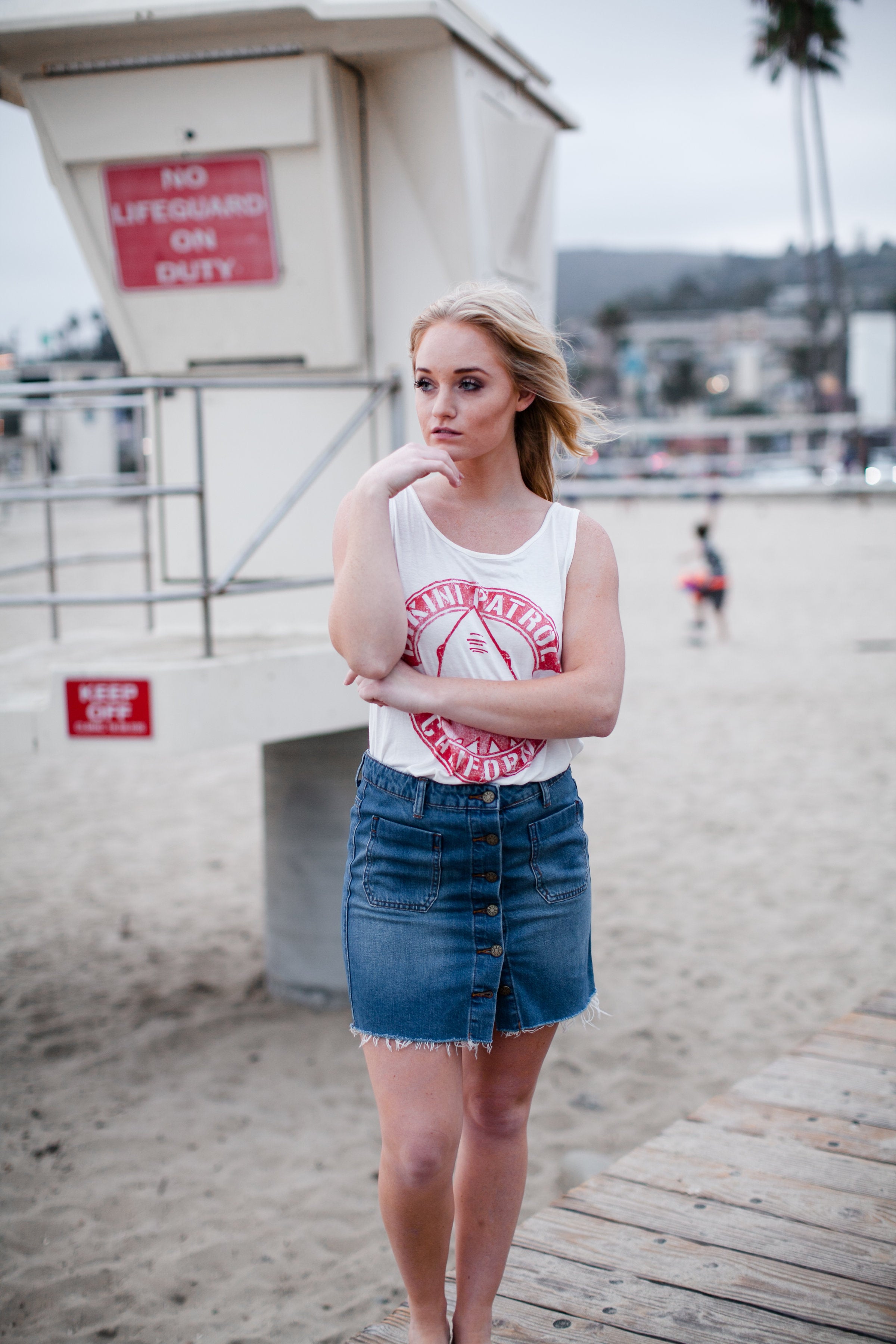 Niobe Clothing Bikini Patrol Tank Top - Tank Tops g_tanktops