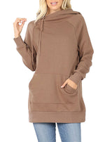 Side Tie Pullover Sweatshirt Hoodie Sweatshirt- Niobe Clothing