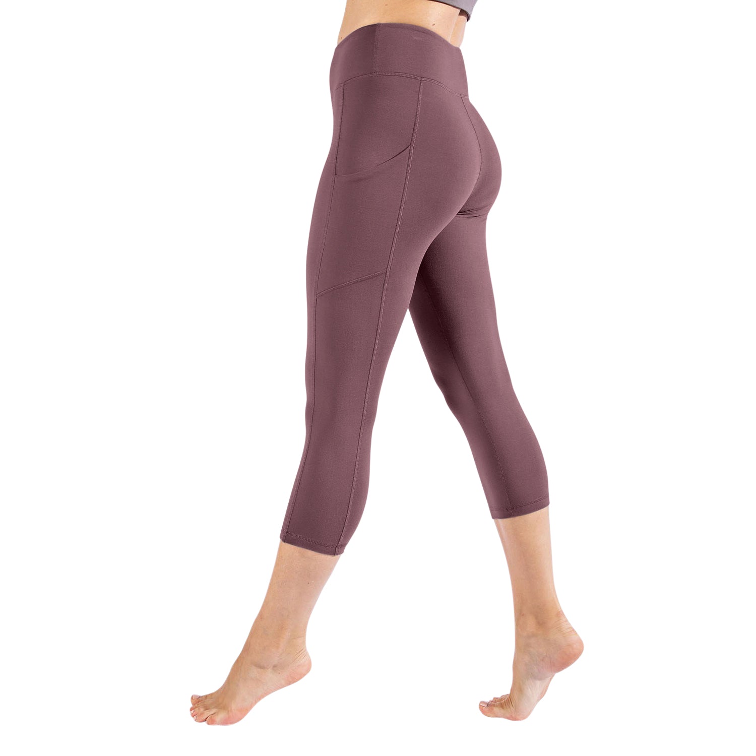 Rae Mode High Waist Active Workout Capri Leggings - Pants sb_bottoms