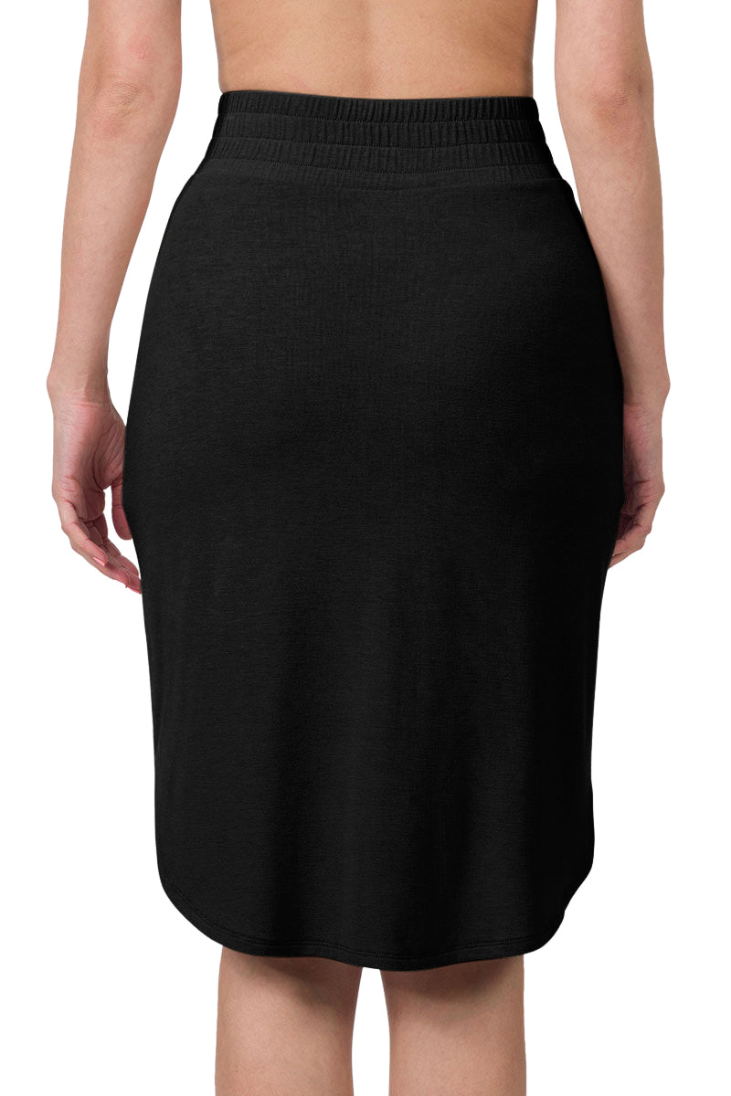 Zenana High Waist Tulip Hem Knee Length Skirt - Skirts sb_bottoms