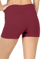 Cotton Workout Thick Band Biker Running Shorts leggings- Niobe Clothing
