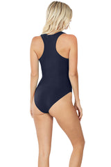 Cotton One Piece Racerback Tank Bodysuit