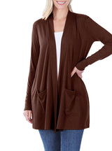 Long Sleeve Draped Slouchy Cardigan