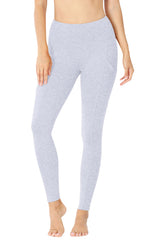 High Waist Solid Cotton Yoga Pants Work Out Leggings w/Pockets