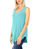 Cotton Sleeveless Round Neck Tank Top