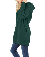 Zenana Loose Fit Pullover Long Hoodie Oversized Sweatshirt Sweater - sweatshirt
