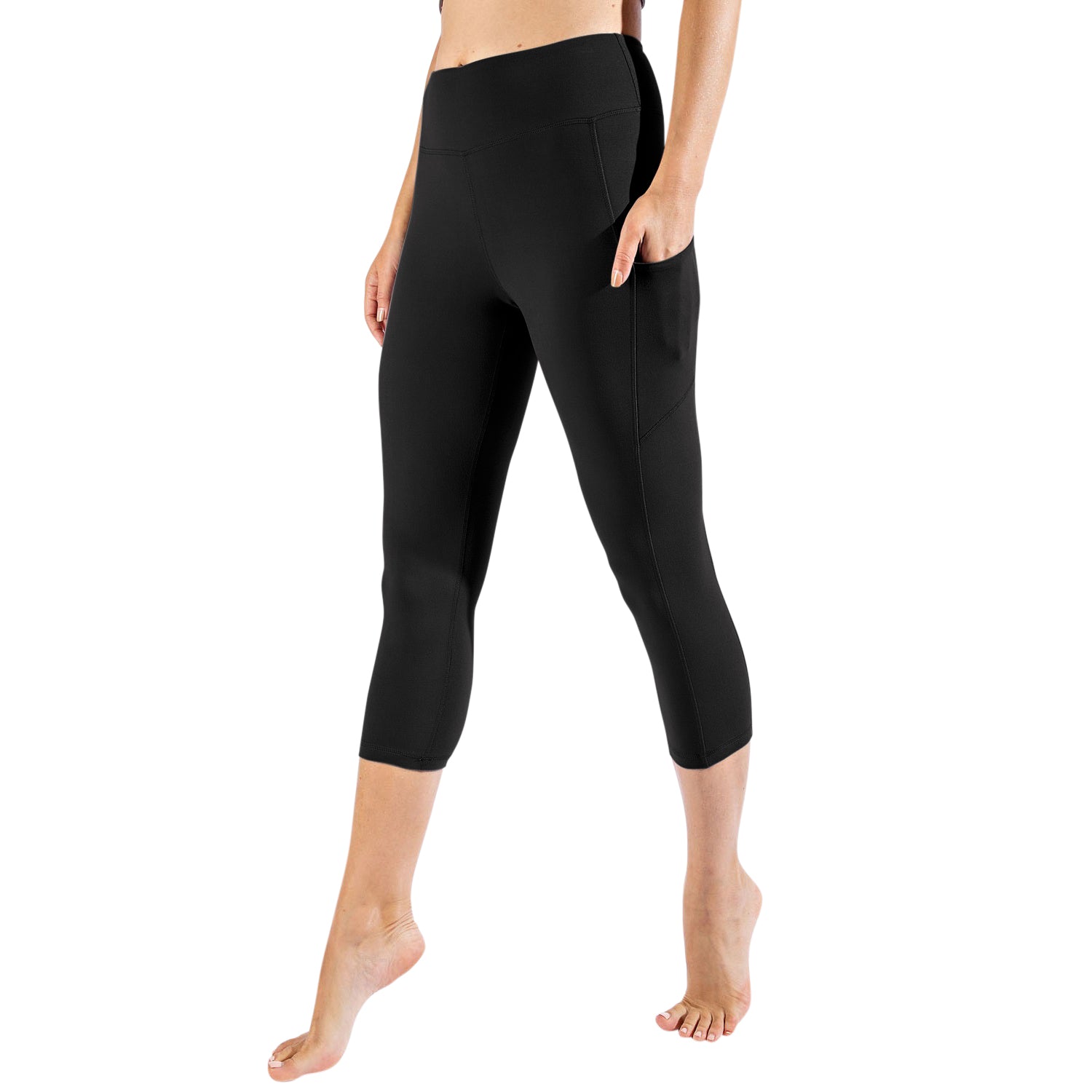 Rae Mode High Waist Active Workout Capri Leggings - Pants sb_bottoms