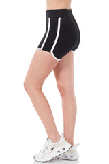 High Waist Athletic Nylon Dolphin Shorts