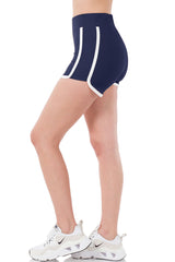 High Waist Athletic Nylon Dolphin Shorts