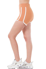 High Waist Athletic Nylon Dolphin Shorts