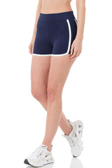 High Waist Athletic Nylon Dolphin Shorts
