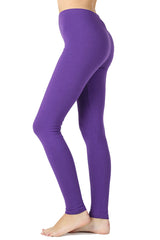 Cotton Full Length Ankle Leggings leggings- Niobe Clothing