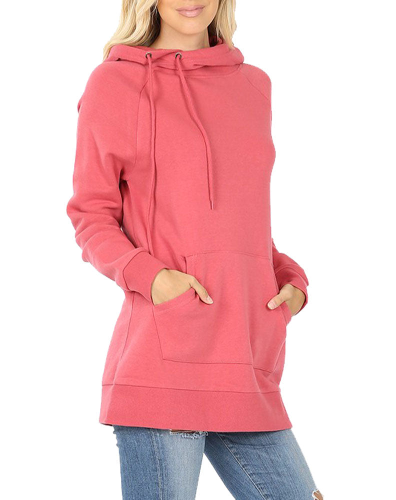 Zenana Pullover Sweater with Side Tie - Sweatshirts sb_outerwear