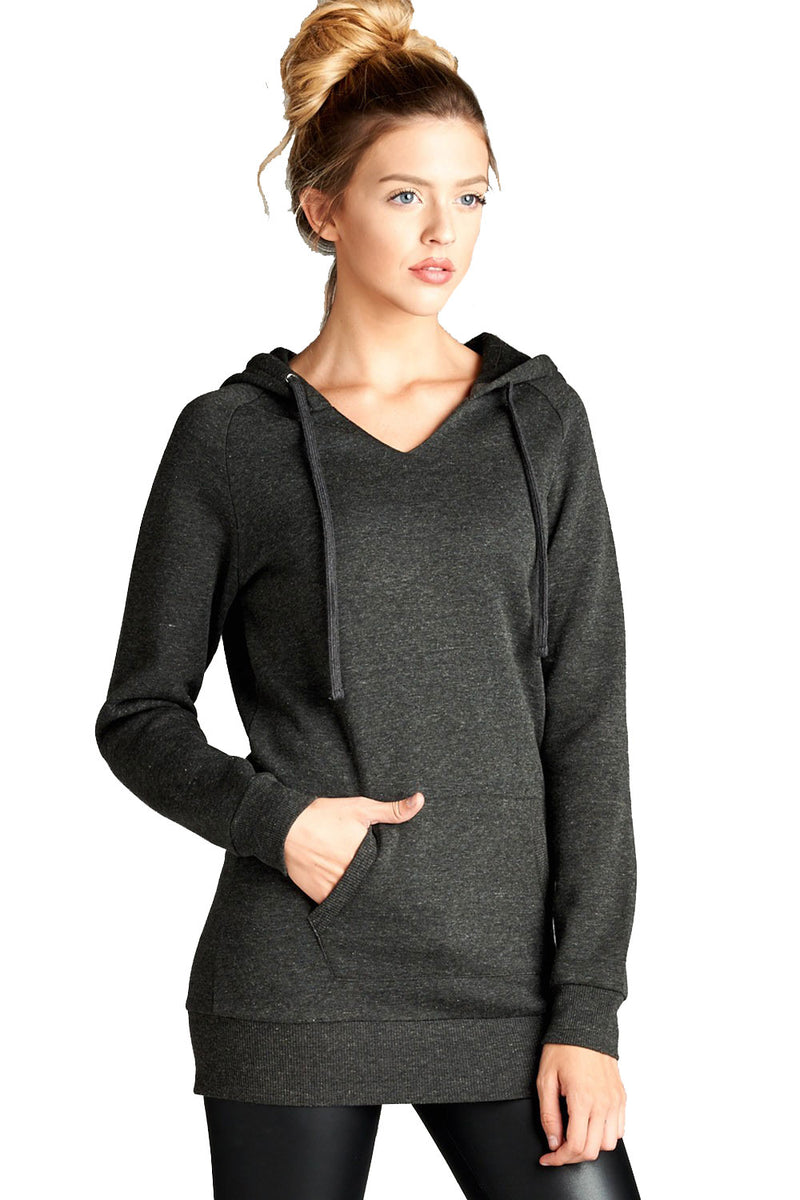 Raglan Long Sleeve Pullover Hoodie Sweater Long Sleeve Top- Niobe Clothing