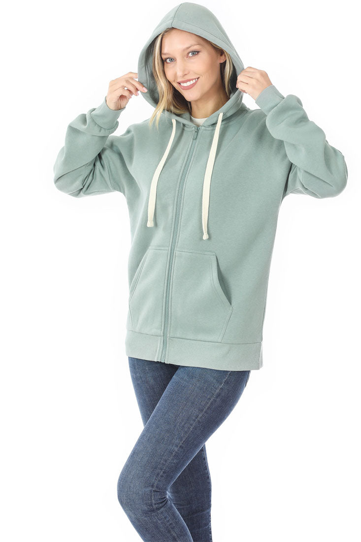 Niobe Clothing Zipper Hoodie Sweat Jacket - Coats & Jackets sb_outerwear