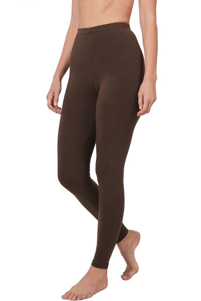 Zenana Cotton Full Length Ankle Leggings - Leggings sb_bottoms