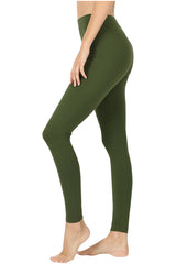 Cotton Full Length Ankle Leggings leggings- Niobe Clothing