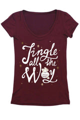 Jingle All The Way Christmas Holiday Graphic T-Shirt Shirts- Niobe Clothing