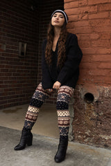 Winter Isle Design Leggings leggings- Niobe Clothing