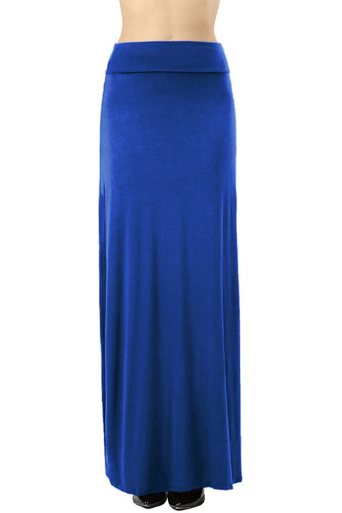 Zenana Draped Rayon Maxi Skirt - Skirts sb_bottoms