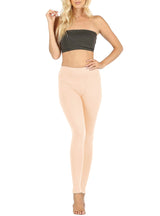 Cotton Full Length Ankle Leggings leggings- Niobe Clothing