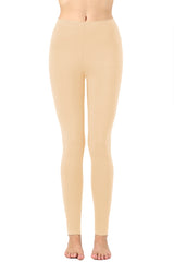 Cotton Full Length Ankle Leggings leggings- Niobe Clothing